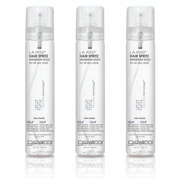 GIOVANNI L.A. Hold Hair Spritz - Maximum Hold Styling Spray, Lightweight, - Picture 1 of 3